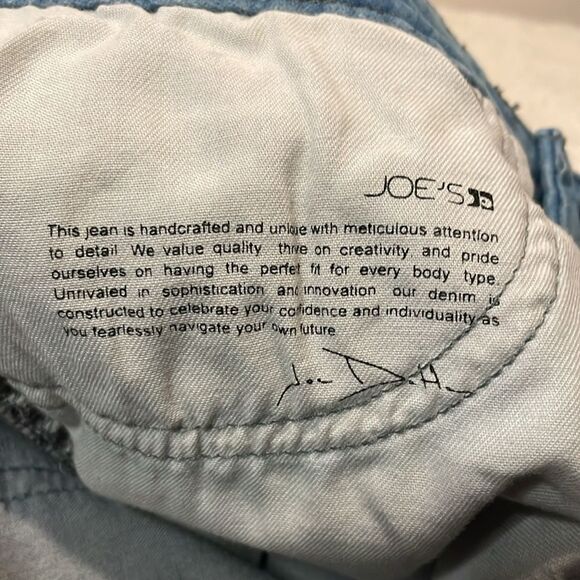 Joe's Jeans- “Light Blue Velvet” Mid Rise Skinny Stretch Jeans Pants- Size 31 - Picture 6 of 11